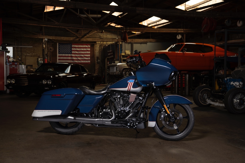 harley blue paint