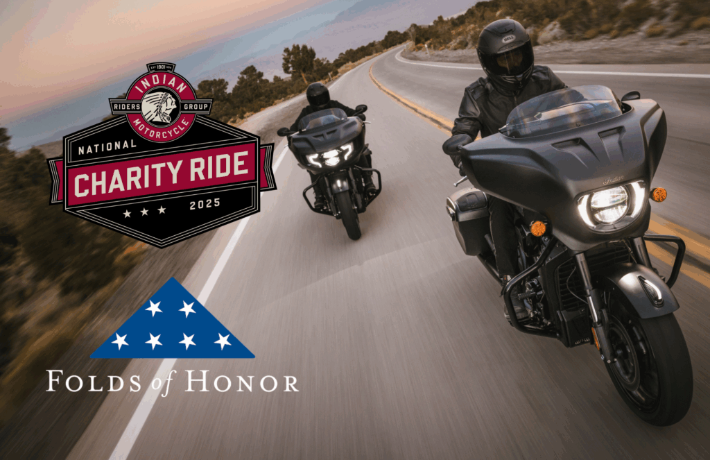 INDIAN MOTORCYCLE UNITES RIDERS WITH ‘FOLDS OF HONOR’ CHARITY RIDE TO ...